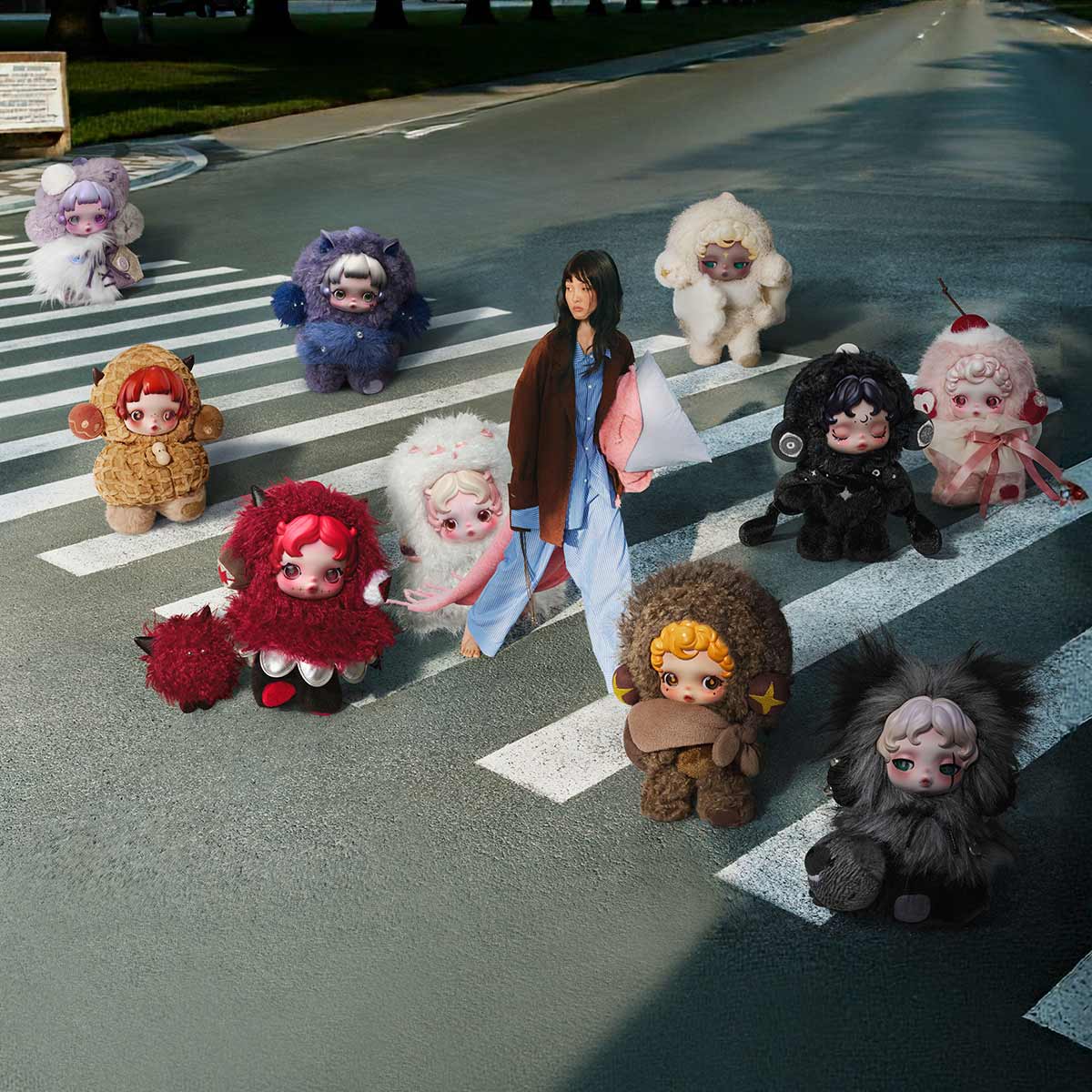 SKULLPANDA You Found Me! Series Plush Doll Pendant