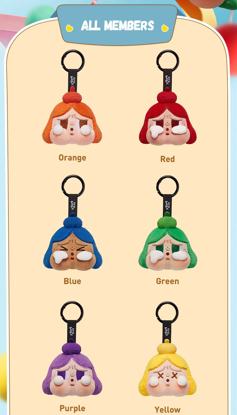 POP MART CRYBABY CHEER UP, BABY! SERIES - Plush Pendant Mystery Box