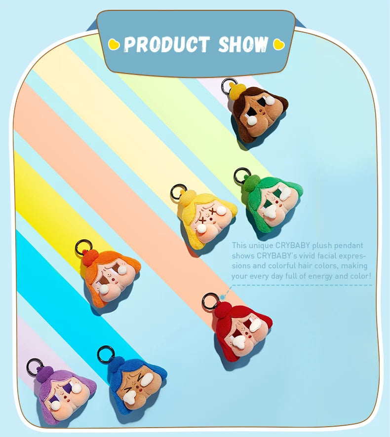 POP MART CRYBABY CHEER UP, BABY! SERIES - Plush Pendant Mystery Box